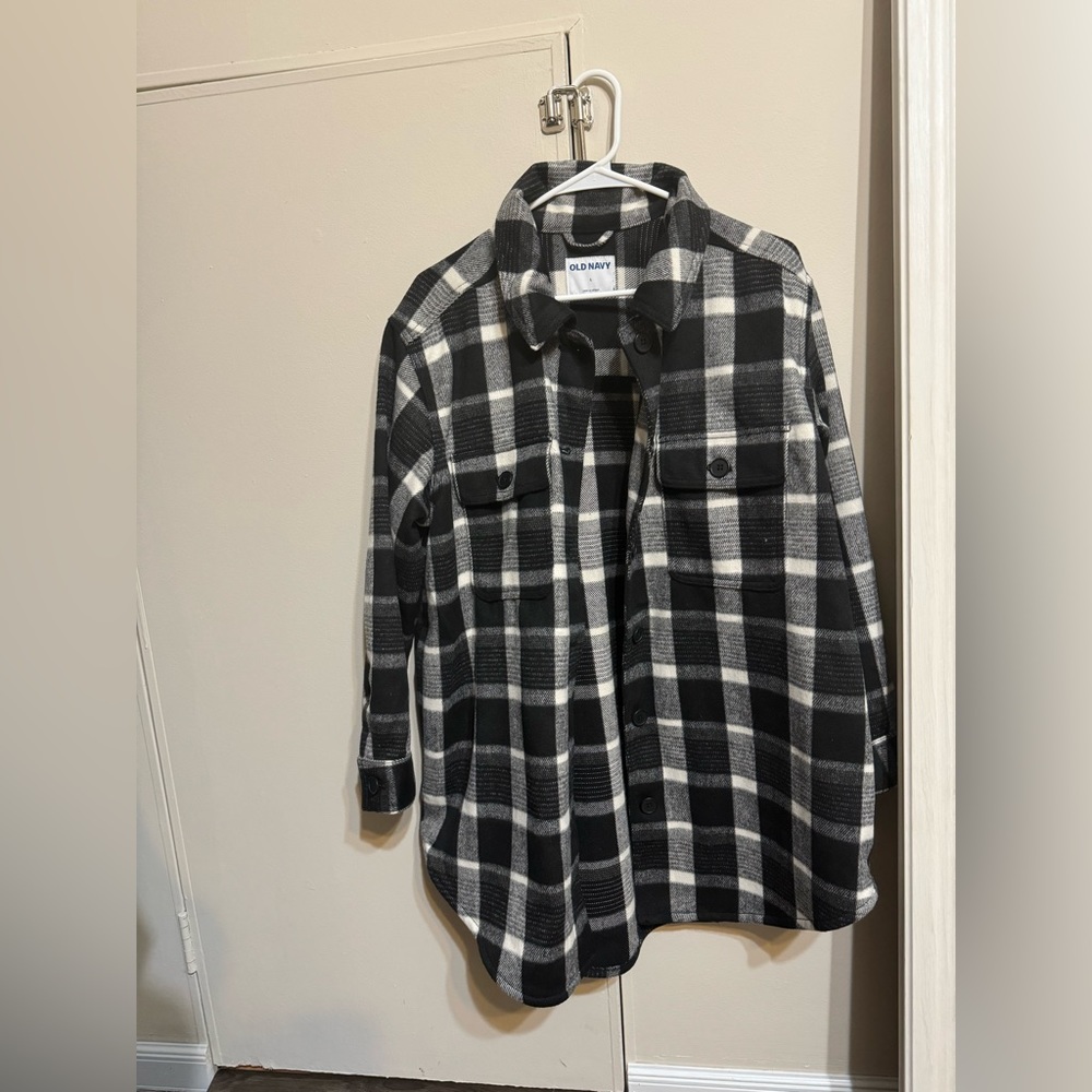 Old Navy Heavyweight Flannel Shacket Size L